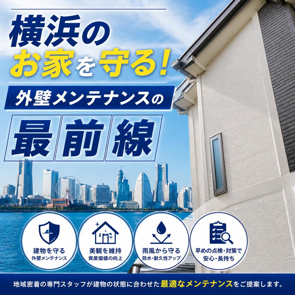横浜のお家を守る！外壁メンテナンスの最前線