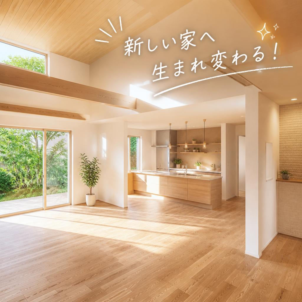 新しい家へ生まれ変わる！