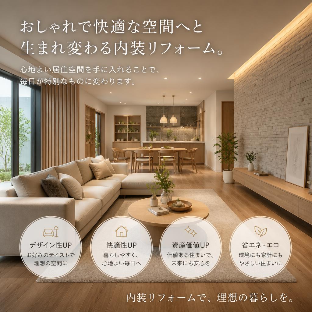 内装リフォームの魅力