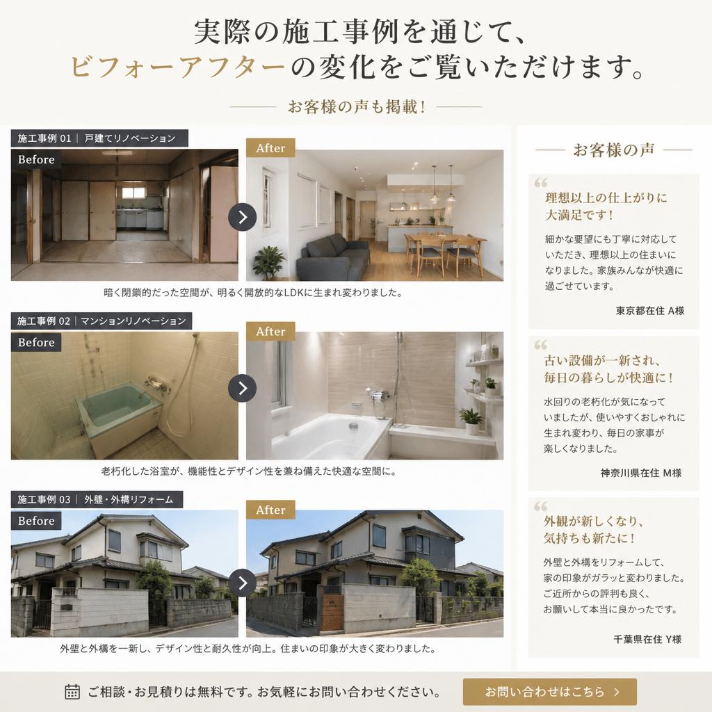リフォーム事例のご紹介