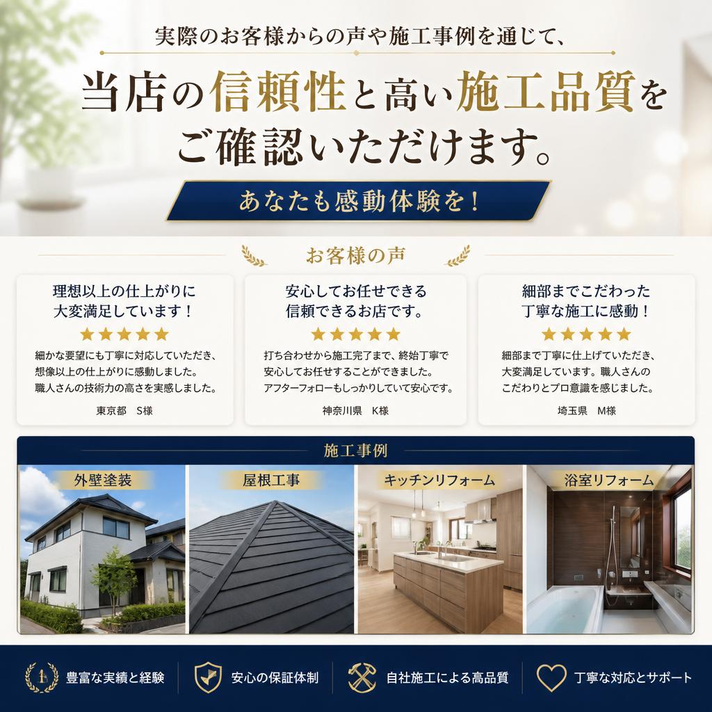 5. お客様の声 - 施工事例紹介