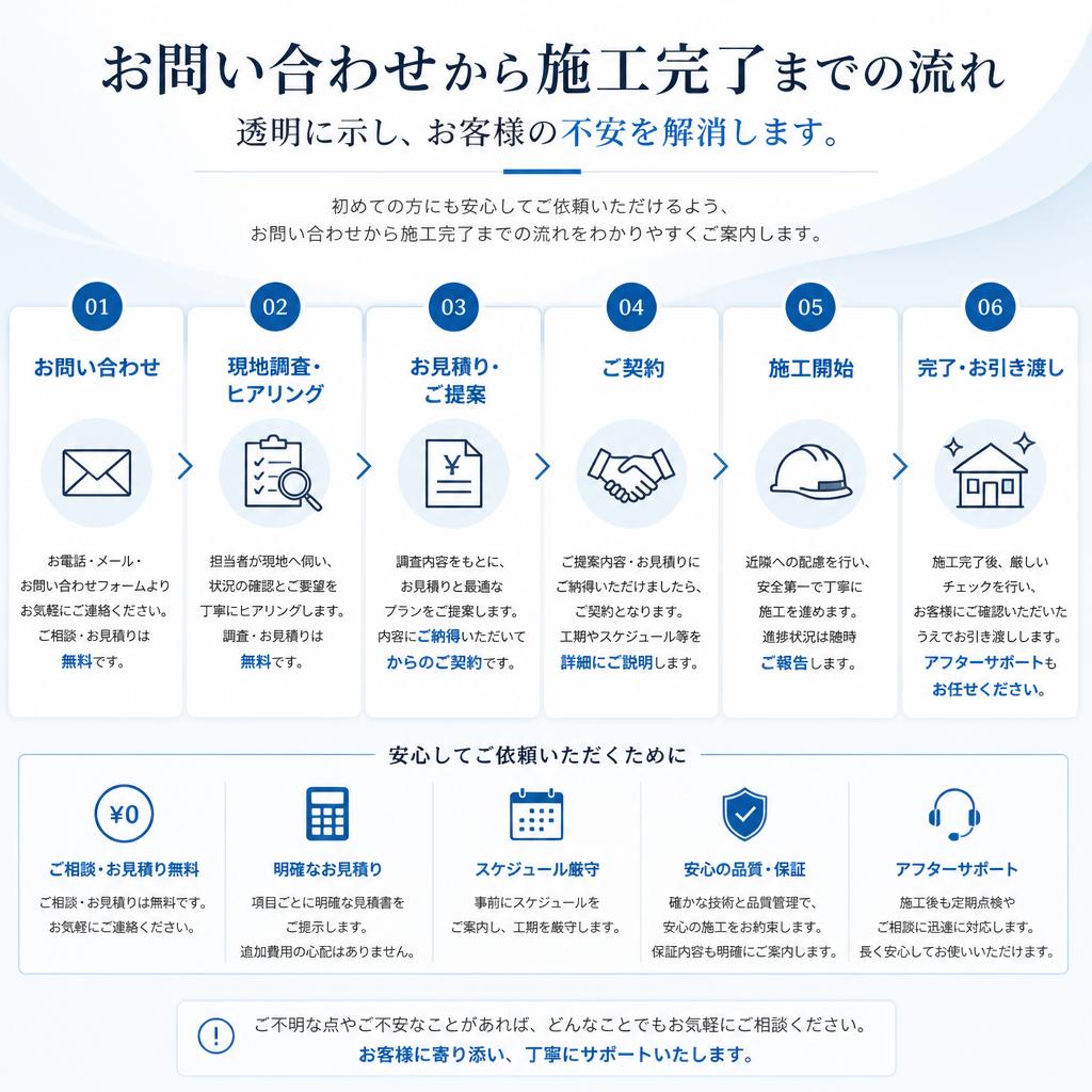 5. 施工の流れ