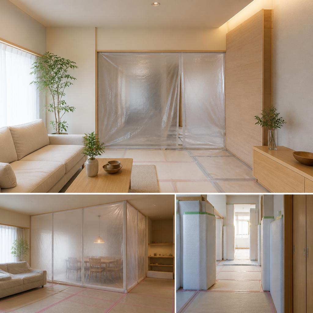 住みながらの施工も可能